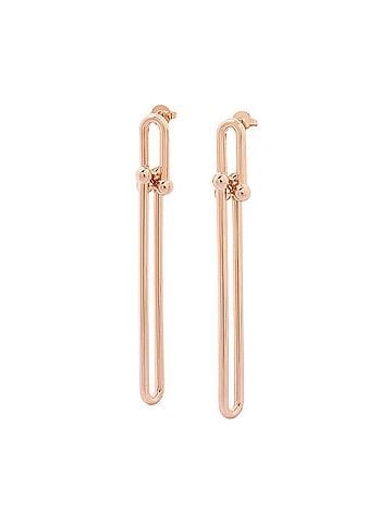 Tiffany & Co. Tiffany &amp; Co. HardWear Double Long Link Earrings in 18K Pink Gold. (view 1)
