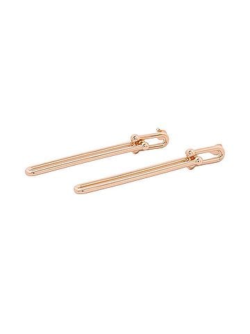 Tiffany & Co. Tiffany &amp; Co. HardWear Double Long Link Earrings in 18K Pink Gold. (view 2)