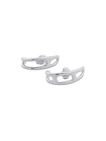 Hermès Hermes Chaine d'Ancre Punk Anchor Earrings, SV925 Silver. (view 2)