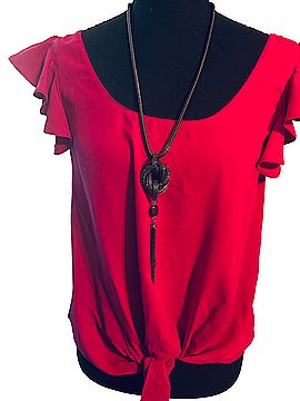 Amanda Uprichard Short Sleeve Blouse (view 1)