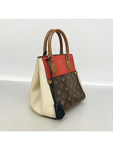Louis Vuitton Louis Vuitton Monogram Fold Tote PM Handbag M45389 Brown Crème Cerise 2-way bag for women (view 2)