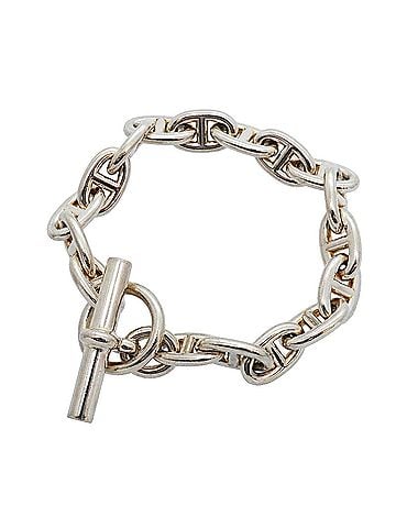 Hermès Hermes Chaine d'Ancre MM Bracelet, 17 links, Sterling Silver 925, Men's/Women's (view 1)
