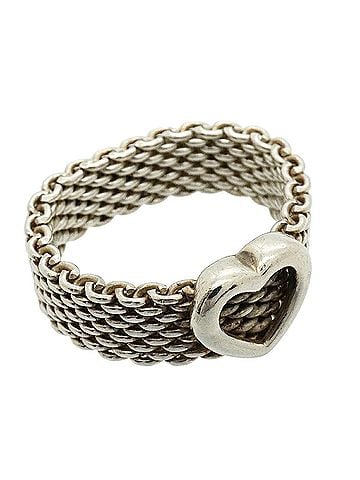 Tiffany & Co. Tiffany &amp; Co. Somerset Heart Ring, Sterling Silver 925, Women's (view 1)