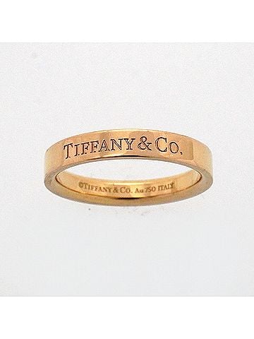 Tiffany & Co. Tiffany &amp; Co. Flat Band Ring, 18K Pink Gold, Women's (view 2)