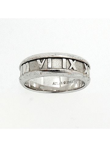 Tiffany & Co. Tiffany &amp; Co. Atlas Ring, 18K White Gold (Women's) (view 2)