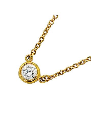 Tiffany & Co. Tiffany &amp; Co. By the Yard Necklace, 1PD (18K Yellow Gold) Diamond, Women's (view 1)