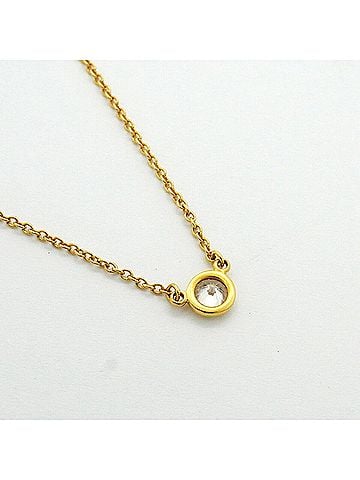 Tiffany & Co. Tiffany &amp; Co. By the Yard Necklace, 1PD (18K Yellow Gold) Diamond, Women's (view 2)