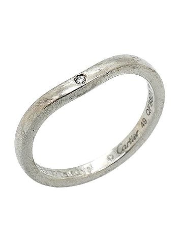 Cartier Cartier Ballerina Ring, 3PD, Pt950 Platinum, Diamond, Ladies' (view 1)