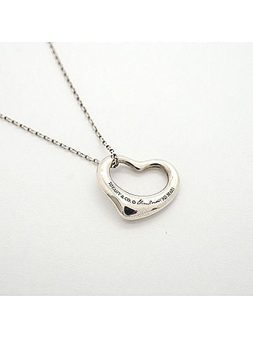 Tiffany & Co. Tiffany &amp; Co. Heart Necklace, Sterling Silver 925, Women's (view 2)