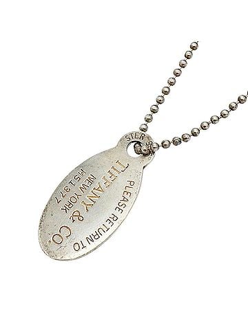 Tiffany & Co. Tiffany &amp; Co. Return to Oval Sterling Silver Necklace for Women (view 1)