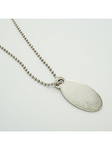 Tiffany & Co. Tiffany &amp; Co. Return to Oval Sterling Silver Necklace for Women (view 2)