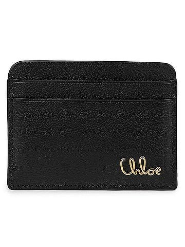 Chloé Grained Leather Iconic Card Holder (view 1)
