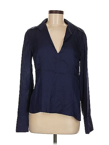 Armani Exchange Armani Exchange Long Sleeve Silk Top (view 1)