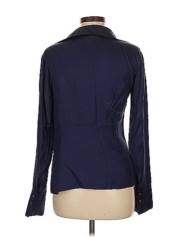 Armani Exchange Armani Exchange Long Sleeve Silk Top (view 2)