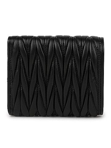 Miu Miu Small Matelasse Napa Leather Wallet (view 2)