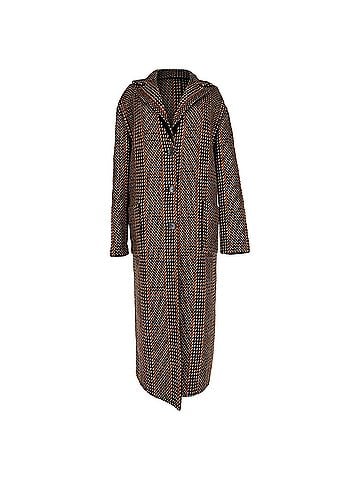 ETRO Etro Maxi Coat in Brown Wool (view 1)