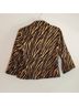 Doncaster Sport Animal Print Tan Black Jacket Size 8 - photo 5