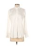 Etcetera White Etcetera Long Sleeve Button Down Shirt Size 4 - photo 1