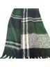 Steve Madden 100% Polyester Plaid Green Wrap Size L - photo 2