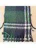Steve Madden 100% Polyester Plaid Green Wrap Size L - photo 3