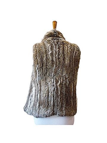 Alice + Olivia Harriet Faux Fur Vest (view 2)