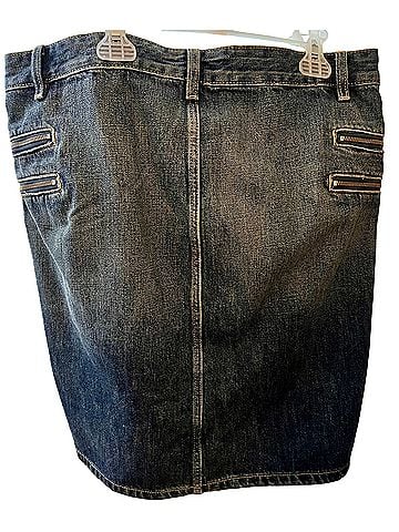 Zara TRF Denim Skirt (view 2)
