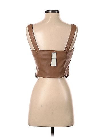 Abercrombie & Fitch Abercrombie &amp; Fitch Faux Leather Top (view 2)
