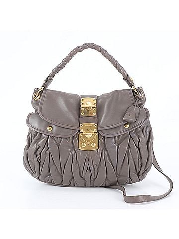 Miu Miu Miu Miu Miu Matelassé Coffer Leather 2-Way Shoulder Bag, Handbag, Tote Bag for Women (view 1)
