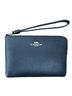 Coach 100% Leather Black Leather Wristlet One size - photo 1