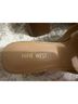 Nine West 100% Straw Tan Heels Size 9 - photo 3