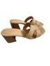 Nine West 100% Straw Tan Heels Size 9 - photo 2