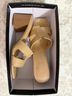 Nine West 100% Straw Tan Heels Size 9 - photo 7
