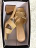 Nine West 100% Straw Tan Heels Size 9 - photo 6