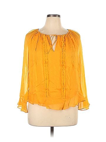 Diane von Furstenberg Diane Von Furstenberg Long Sleeve Silk Top (view 1)