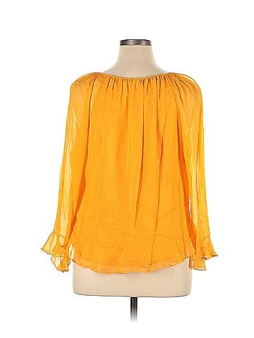 Diane von Furstenberg Diane Von Furstenberg Long Sleeve Silk Top (view 2)