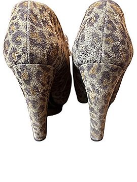 Dries Van Noten Leopard Suede Ankle Boots Ankle Boots (view 2)