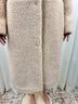 & Other Stories Solid Tan Coat Size 8 - photo 8