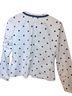 Talbots Polka Dots White Blue Jacket Size 2 (petite) - photo 2