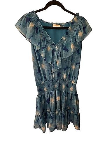 Ramy Brook Danica Ruffle Mini Dress Casual Dress (view 1)