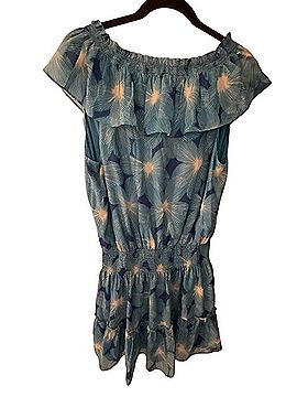 Ramy Brook Danica Ruffle Mini Dress Casual Dress (view 2)