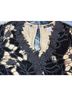 Venus 95% Polyester 5% Spandex 100% Polyester 95% Polyester 5% Spandex Floral Black Tan Cocktail Dress Size 8 - photo 5
