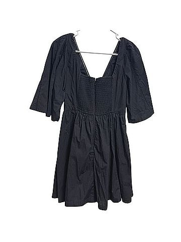 Abercrombie & Fitch Poplin Twist Mini Dress Casual Dress (view 2)