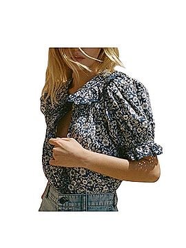 DÔEN Quincy Short Sleeve Blouse (view 2)