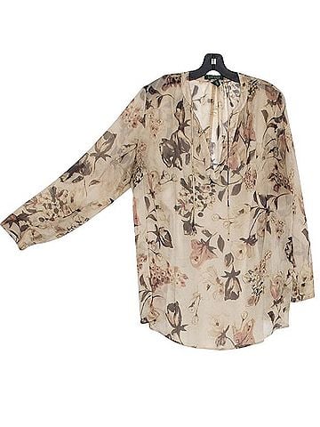 Lauren by Ralph Lauren 3/4 Sleeve Blouse (view 2)