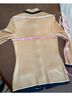 St. John Solid Tan Blue Jacket Size 6 - photo 3