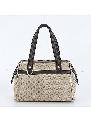 Louis Vuitton Louis Vuitton Monogram Mini Josephine PM M92215 Leather Handbag Tote Bag Khaki Women's (view 1)