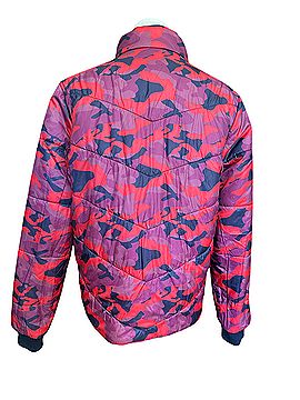 Mother The Two Faced Puffer I'm Here Reversible Camo Jacket (view 2)