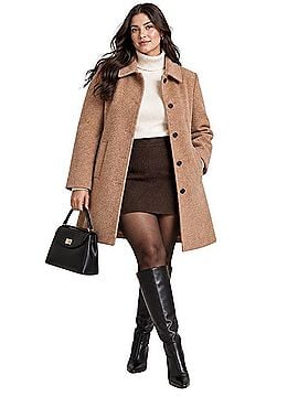 J.Crew Italian Boiled Wool Car Coat Coat (view 1)