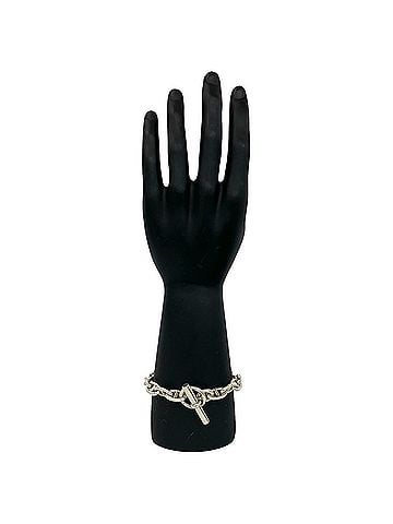 Hermès HERMES Chaine d'Ancre MM 17-link Sterling Silver 925 Chain Bracelet Accessory d2182 (view 2)