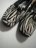 Via Spiga 100% Leather Animal Print Black White Flats Size 9 - photo 4
